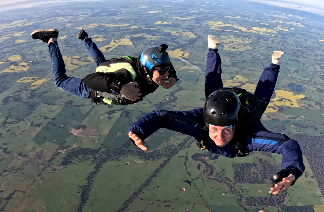 Learn to Skydive solo near Perth, at Hillman Farm Skydiving Club with The Skydive School