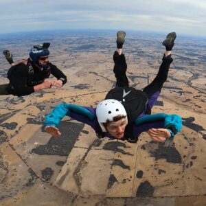 AFF student in freefall over Darkan WA